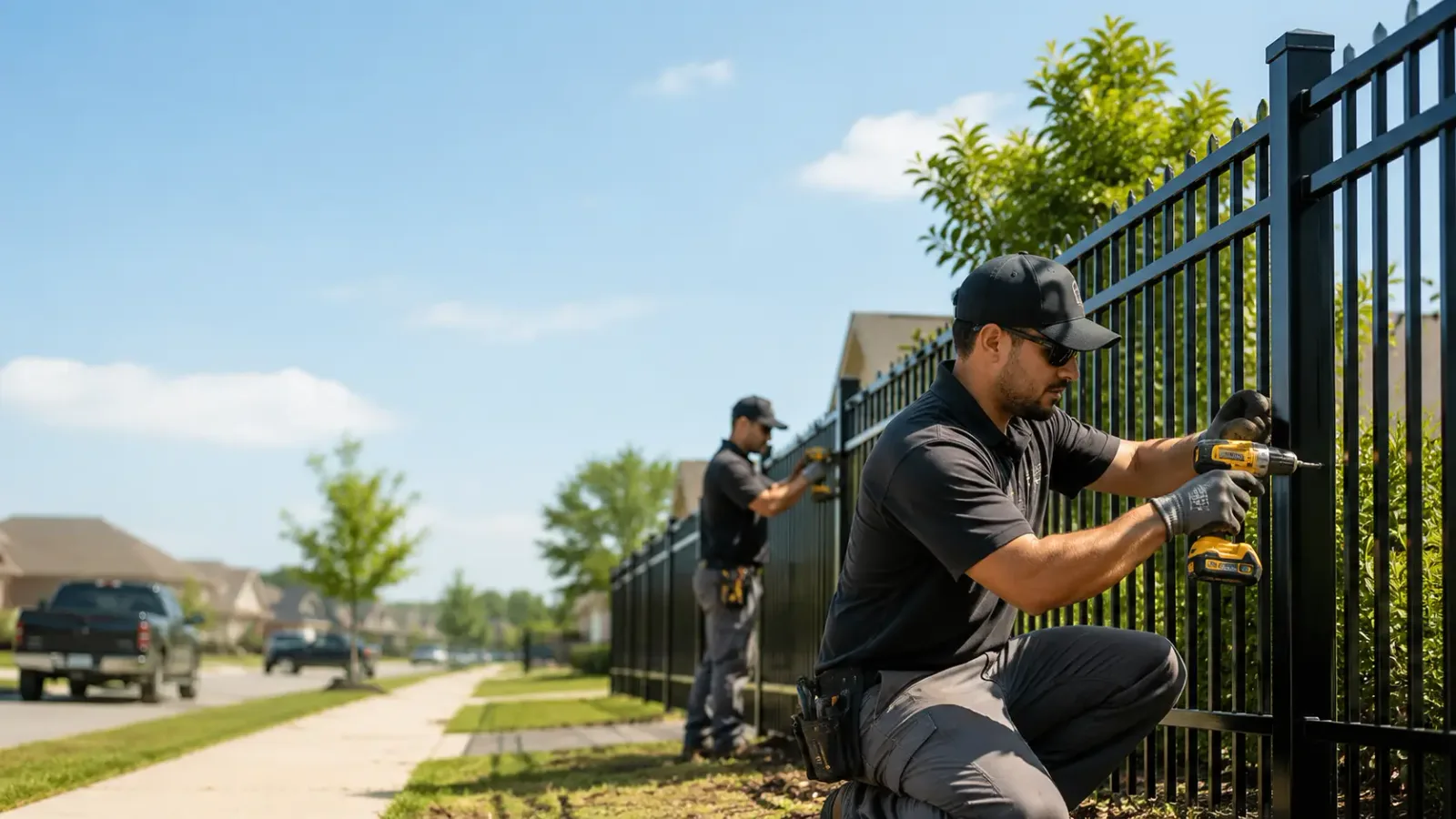 Metal Fence Installation in Roslyn, NY
